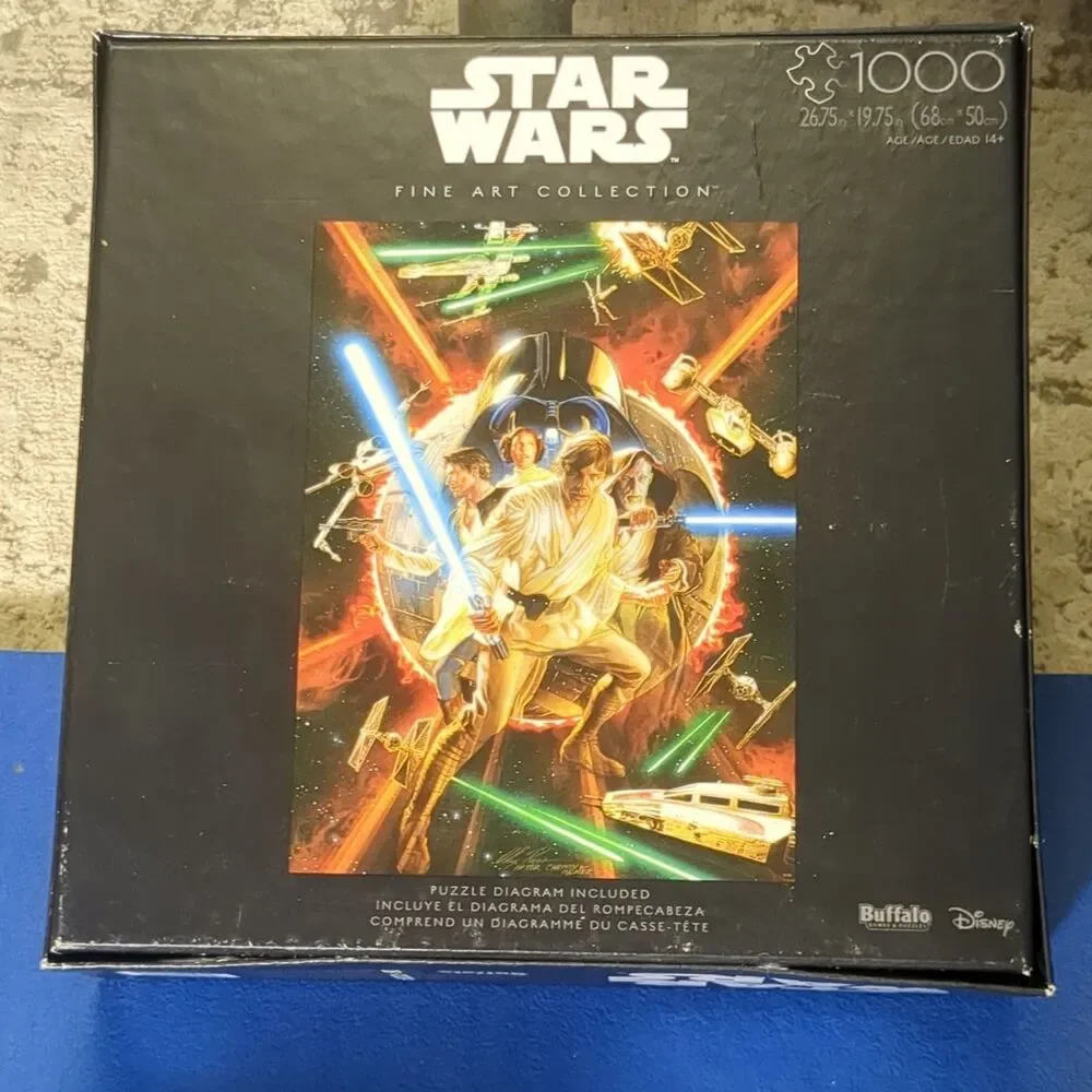 Unopened  Star Wars Fine Art Collection, 1000 Piece Puzzle with Diagram Included